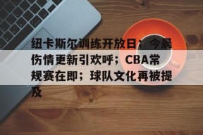 博鱼体育官网注册-纽卡斯尔训练开放日；今晨伤情更新引欢呼；CBA常规赛在即；球队文化再被提及